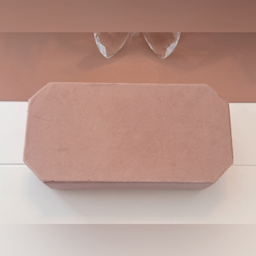 LAST 1 Gucci Bamboo Pink Velvet Jewelry Box - Picture 4 of 7